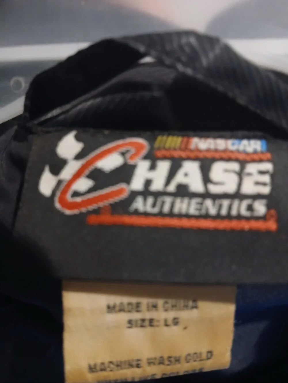 Chase Authentics Vintage Black and Yellow Jeff Gordon Racing Jacket,Large,FF#408